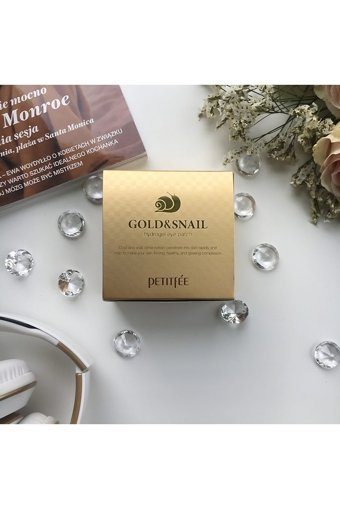 Petitfee Gold & Snail  Göz Altı Jel Maske 60 Adet