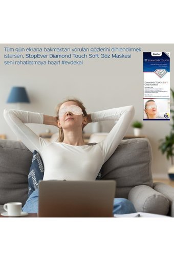 Stopever Diamand Touch Göz Çevresi Jel Maske 2 Adet