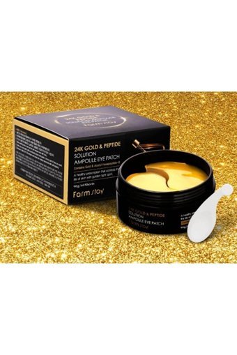 Farmstay 24K Gold & Peptide Göz Altı Jel Maske 60 Adet