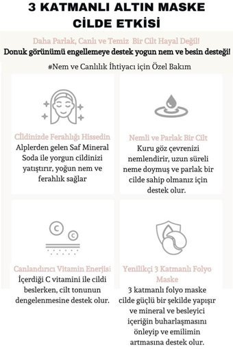 Dermal Göz Altı Kağıt Maske 2 Adet