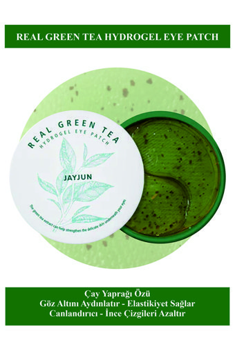 Jayjun Real Green Tea Kolajenli Göz Altı Jel Maske 60 Adet