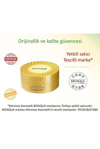 Bıoaqua Hydrating Moisturizing Kolajenli Göz Altı Jel Maske 60 Adet