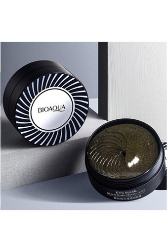 Bıoaqua Black Pearl Kolajenli Göz Altı Jel Maske 60 Adet