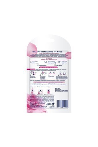 Nivea Aqua Rose Göz Altı Kağıt Maske 2 Adet