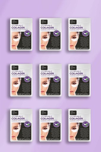 Skin Republic Kolajenli Göz Altı Kağıt Maske 9×2 Adet
