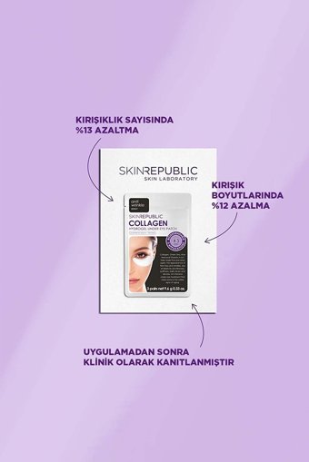 Skin Republic Kolajenli Göz Altı Kağıt Maske 9×2 Adet