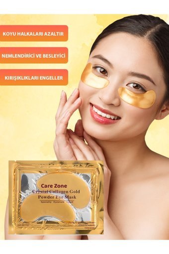 Care Zone Crystal Collagen Gold Kolajenli Göz Altı Jel Maske 2 Adet