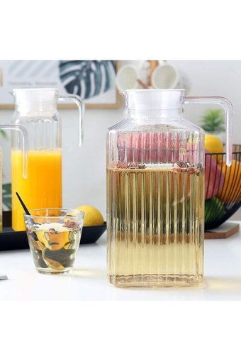 Luminarc Krug Quadro Cam 2 lt Plastik Kapaklı Sürahi
