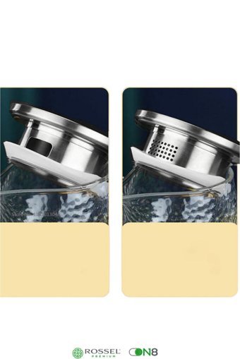 Rossel Premium Cam 1.8 lt Metal Kapaklı Sürahi