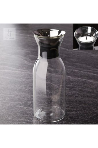 Alemdar Cam 1 lt Metal Kapaklı Sürahi
