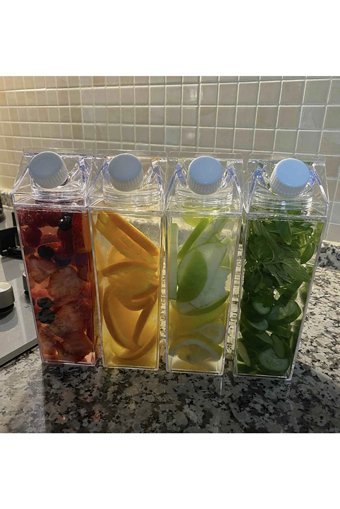Gelinhomes Plastik 500 ml Plastik Kapaklı Sürahi