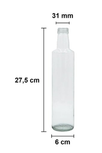 Milea Cam 500 ml Plastik Kapaklı Sürahi