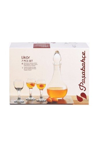 Paşabahçe Likör Cam 700 ml Cam Kapaklı Sürahi