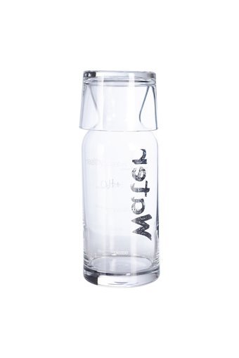 Mudo Concept Water Cam 700 ml Cam Kapaklı Başucu Sürahisi