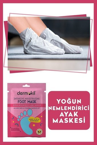 Dermokil Intensive Moisturizing Nemlendirici Çorap Tipi Ayak Maskesi