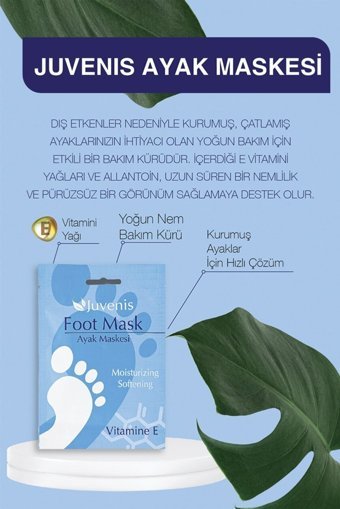 Juvenis Çatlak Çorap Tipi Ayak Maskesi