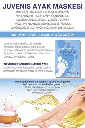 Juvenis Çatlak Çorap Tipi Ayak Maskesi