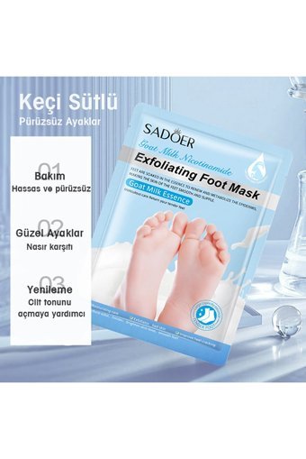 Sadoer Nemlendirici Çorap Tipi Ayak Maskesi 20 Adet