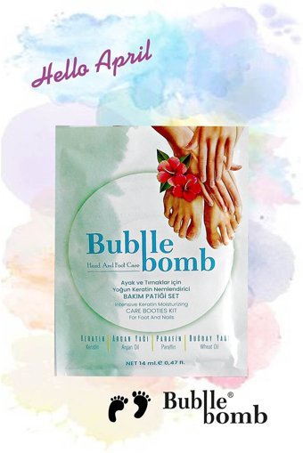 Bubblebomb Nemlendirici Çorap Tipi Ayak Maskesi