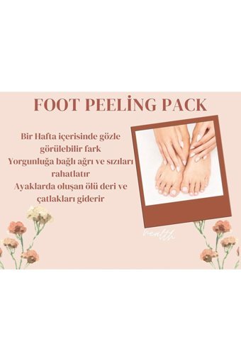 Fortrek Ölü Deri-Çatlak Soyulan Çorap Tipi Ayak Peeling Maskesi 3 Adet