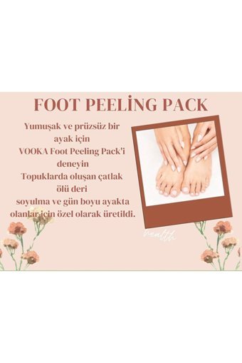 Fortrek Ölü Deri-Çatlak Soyulan Çorap Tipi Ayak Peeling Maskesi 3 Adet