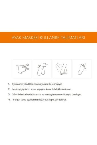 Mjkorean Ölü Deri-Çatlak Çorap Tipi Ayak Peeling Maskesi