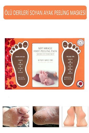 Mjkorean Ölü Deri-Çatlak Çorap Tipi Ayak Peeling Maskesi