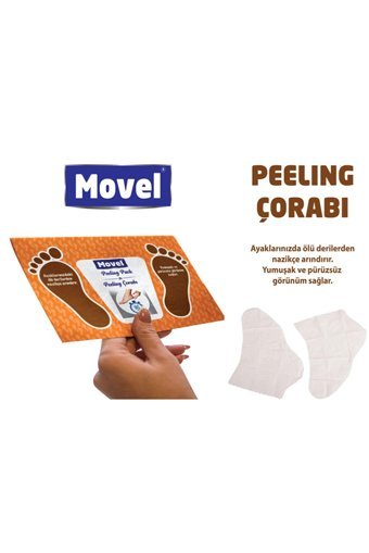 Movel Ölü Deri Çorap Tipi Ayak Peeling Maskesi