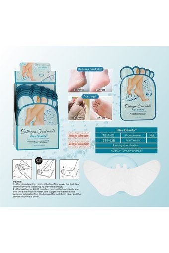Kiss Beauty Collagen Onarıcı Çorap Tipi Ayak Maskesi