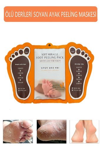 Mjkorean Ölü Deri Çorap Tipi Ayak Peeling Maskesi