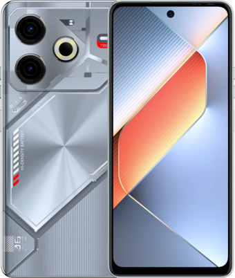 Tecno Pova 6 Neo 128 GB Hafıza 8 GB Ram 6.78 inç 50 MP Çift Hatlı IPS LCD Ekran Android Akıllı Cep Telefonu Gümüş