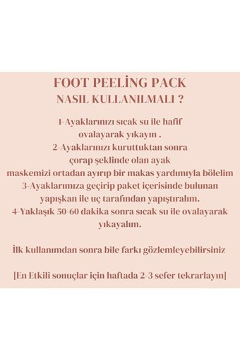 Isweep Ölü Deri-Çatlak Çorap Tipi Ayak Peeling Maskesi 5 Adet