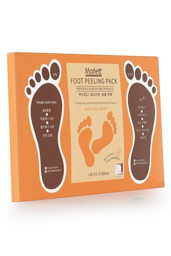 Marlett Ölü Deri-Çatlak Çorap Tipi Ayak Peeling Maskesi 6 Adet