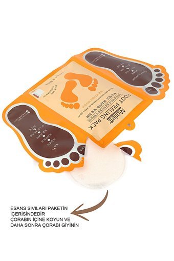 Marlett Ölü Deri-Çatlak Çorap Tipi Ayak Peeling Maskesi 6 Adet