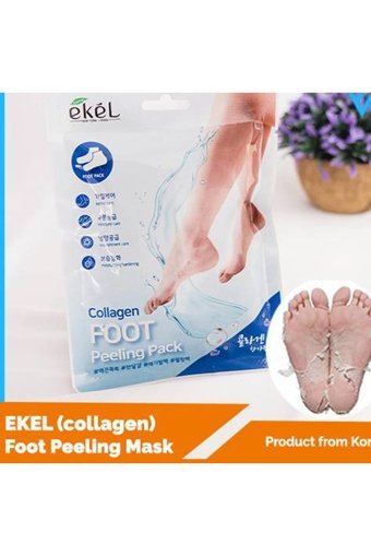 Ekel Natural Newyork Parıs Collagen Koku Çorap Tipi Ayak Peeling Maskesi