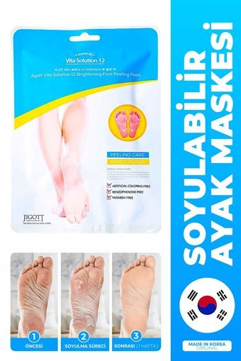 Jigott Nemlendirici Çorap Tipi Ayak Peeling Maskesi