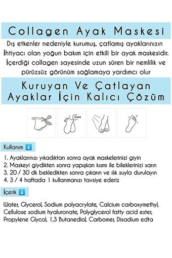 Halvey Çatlak Çorap Tipi Ayak Peeling Maskesi