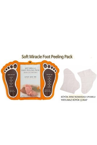 Mjkorean Ölü Deri Çorap Tipi Ayak Peeling Maskesi 2 Adet