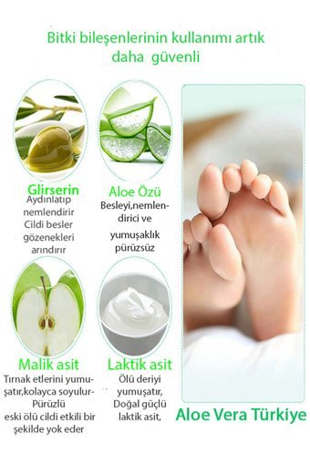 Eglips Nemlendirici Aloe Veralı Çorap Tipi Ayak Peeling Maskesi