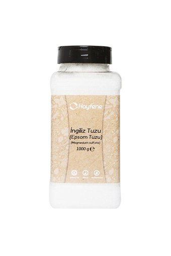 Hayfene İyotsuz Kristal Epsom Tuzu Kavanoz 1 kg