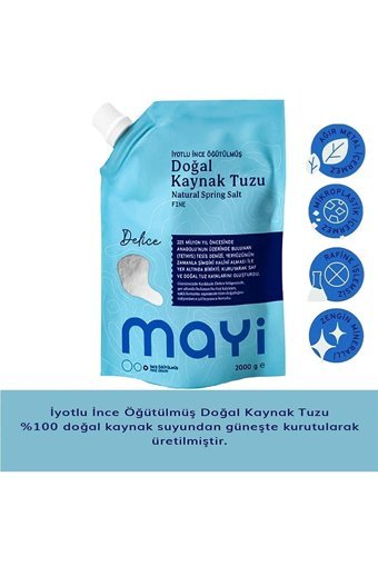 Mayi Tuz İyotlu Toz Kaynak Tuzu Paket 3x2 kg