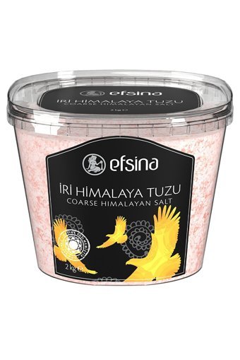 Efsina İyotsuz Kristal Himalaya Tuzu Kutu 2 kg