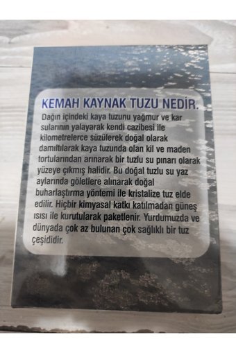 Kemah Tuz İyotsuz Kristal Kaynak Tuzu Paket 500 gr