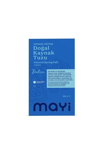 Mayi Tuz İyotlu Toz Kaynak Tuzu Kutu 500 gr