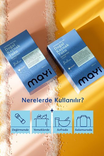 Mayi Tuz İyotlu Toz Kaynak Tuzu Kutu 500 gr