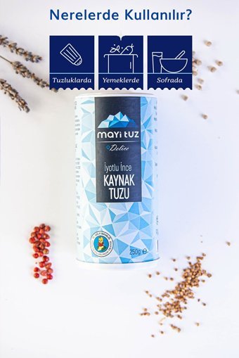 Mayi Tuz İyotlu Toz Kaynak Tuzu Kutu 5x250 gr