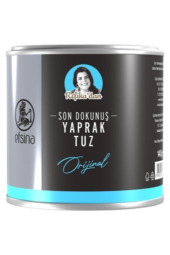 Efsina İyotlu Salamura Toz Yaprak Tuzu Kutu 140 gr
