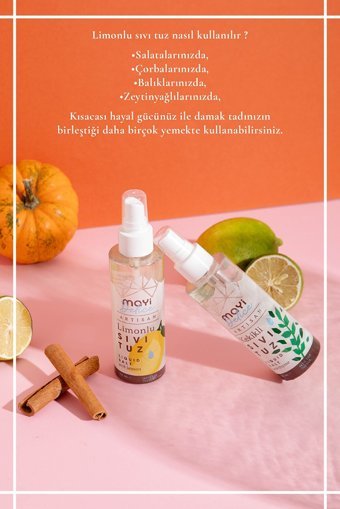 Mayi Tuz İyotlu Limonlu Sıvı Kaynak Tuzu Şişe 150 ml