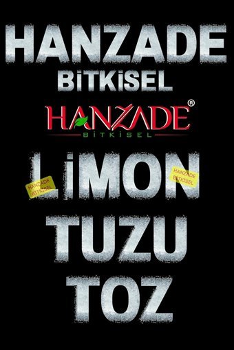 Hanzade Bitkisel İyotsuz Toz Limon Tuzu Paket 500 gr