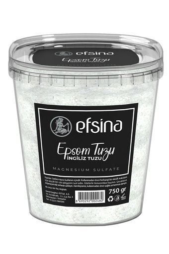 Efsina İyotsuz Kristal Epsom Tuzu Kutu 750 gr